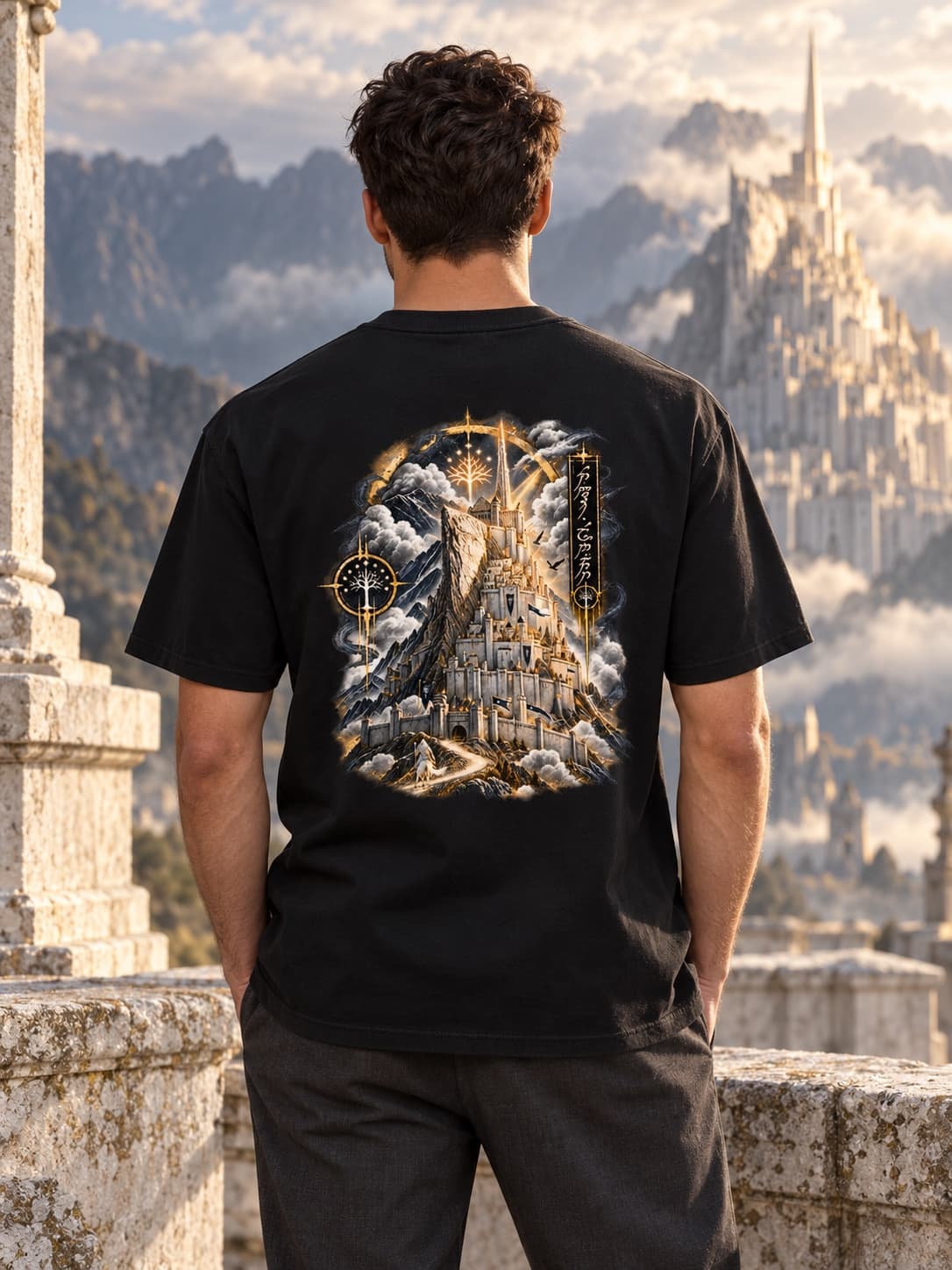 Minas Tirith - Core LOTR Japanese worn on a model