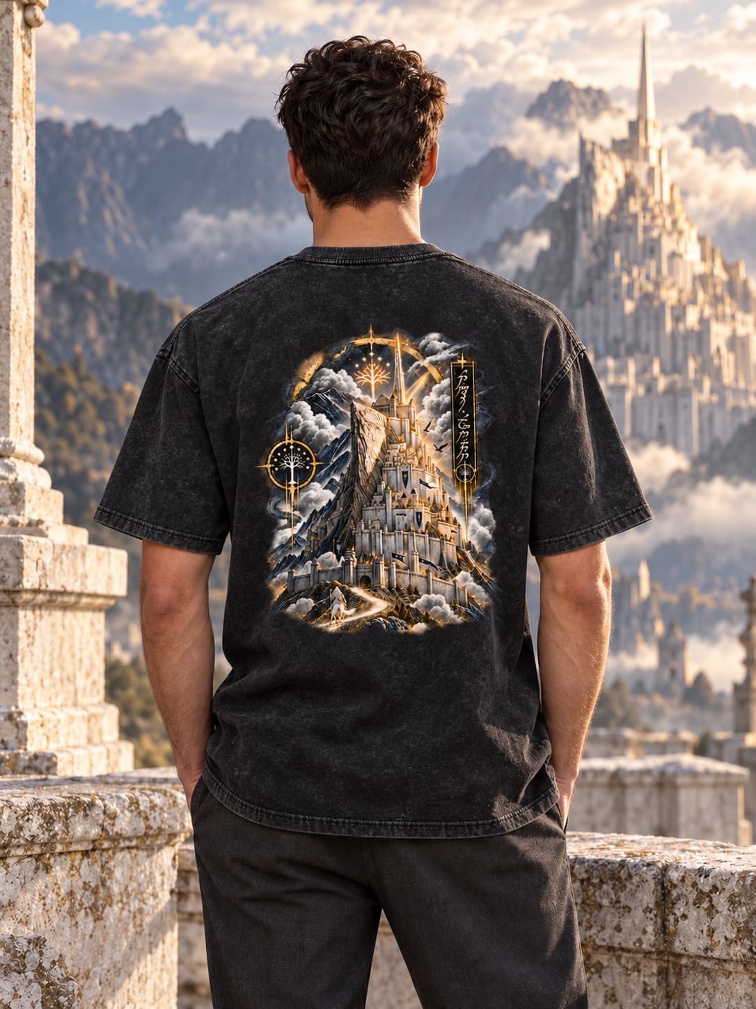 Minas Tirith - LOTR JAPANESE worn on a model