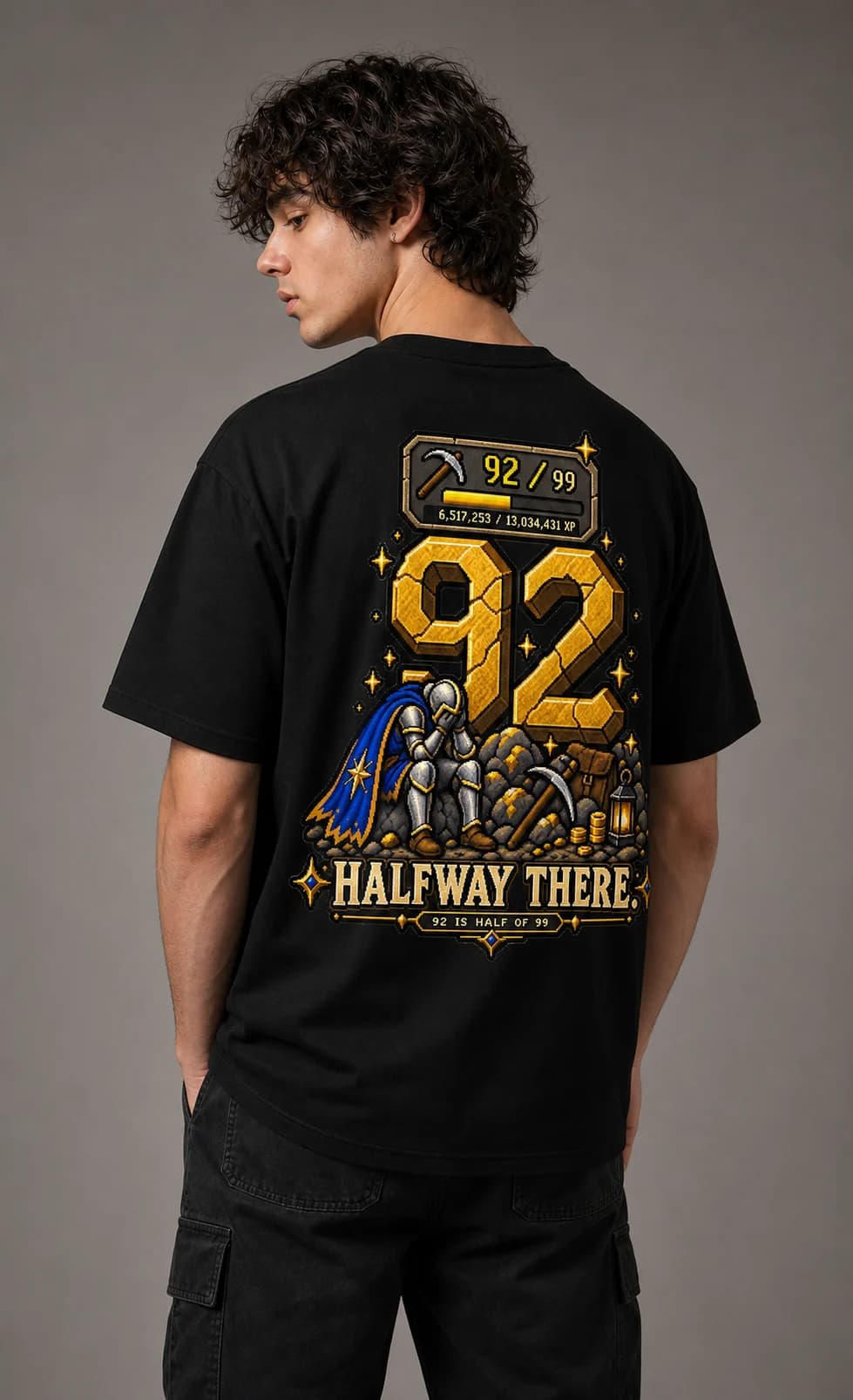 92 Is Half of 99 worn on a model