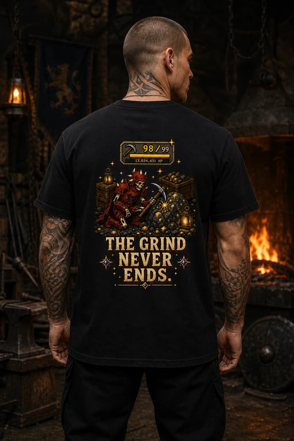 Still Not 99 worn on a model