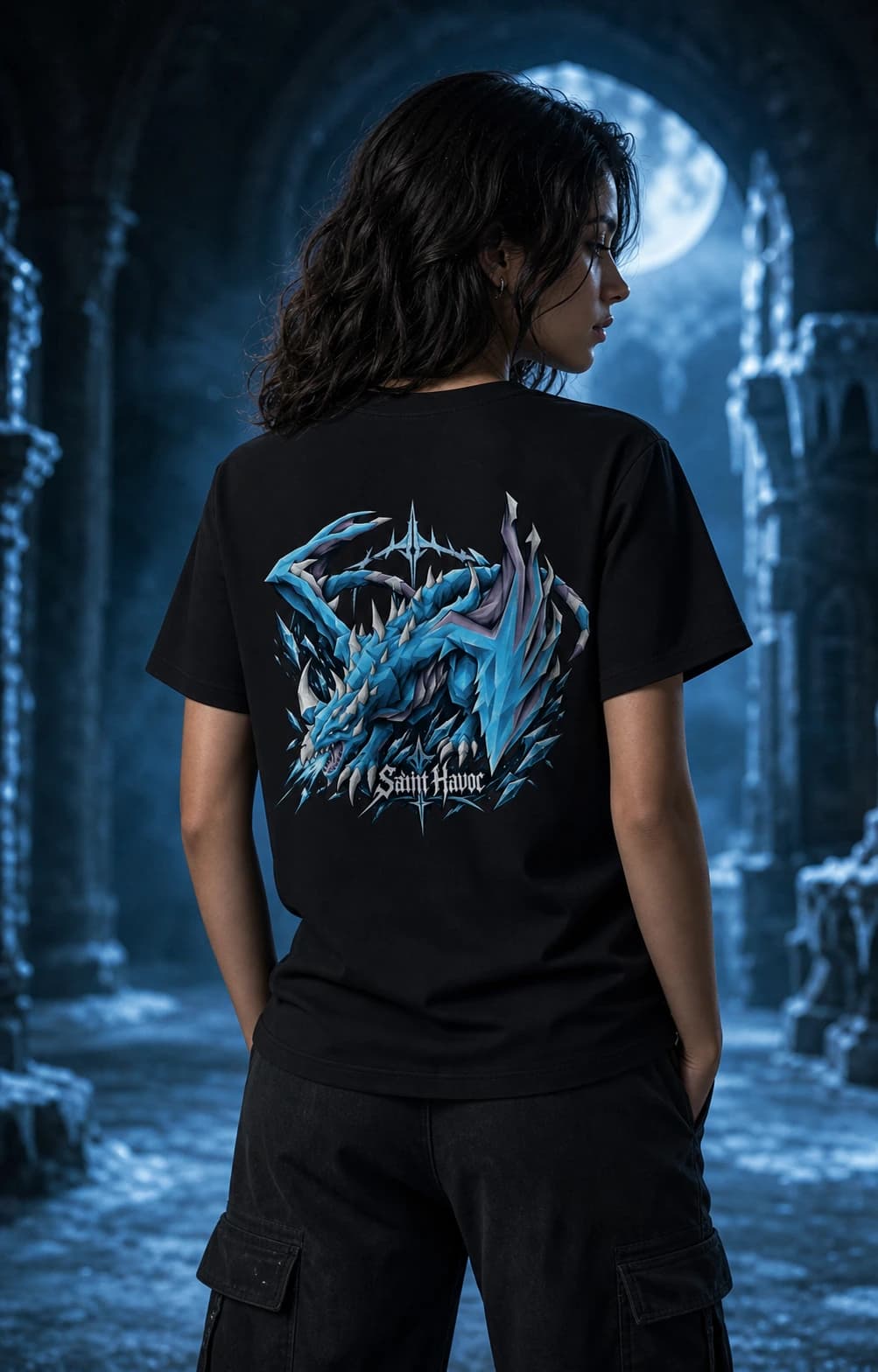 Vorkath worn on a model